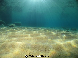 Underwater sand dunes at Sand Harbor, Lake Tahoe, NV. by Eric Addicott 